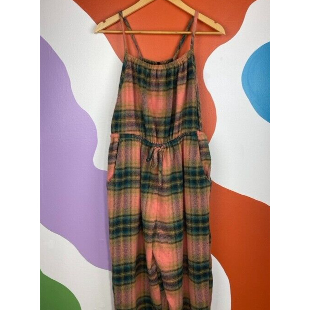 Urban Outfitters Jumpsuit Womens Small Kiera Plaid Out From Under Fall Autumn S